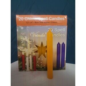 4" Orange Chime Candles
